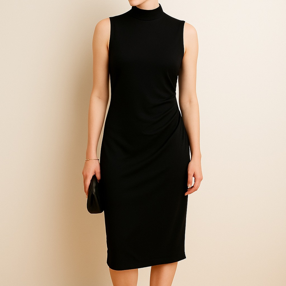 ♥️Elegant Black Sleeveless Dress